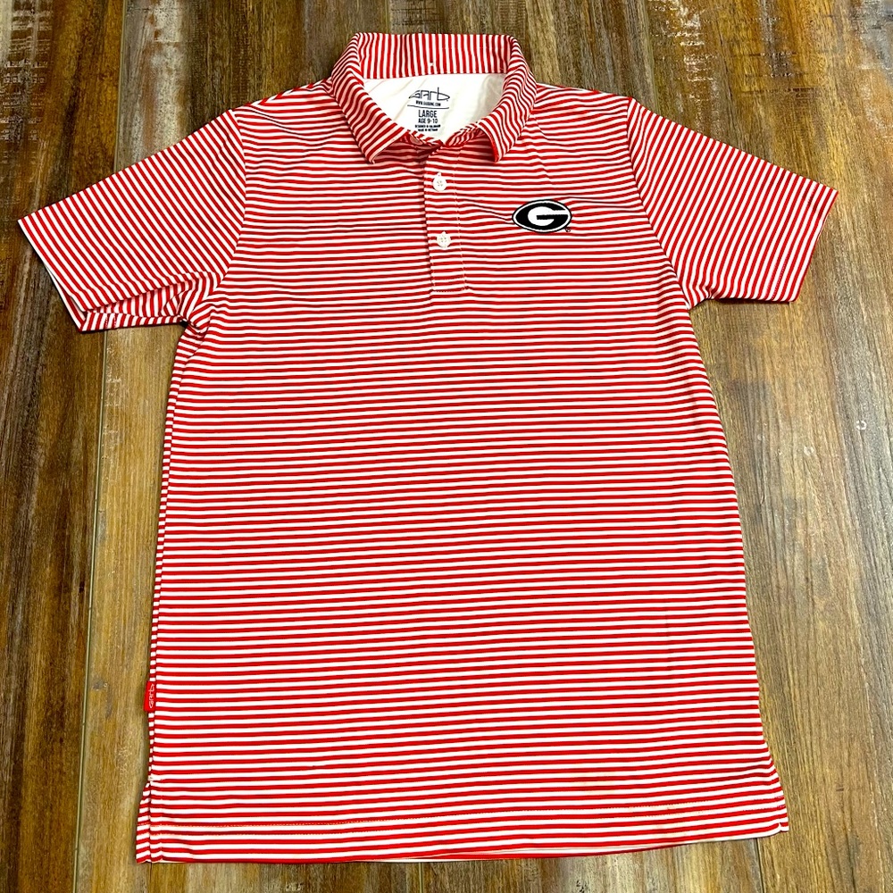 UGA Garbinc Golf Polo Youth Large